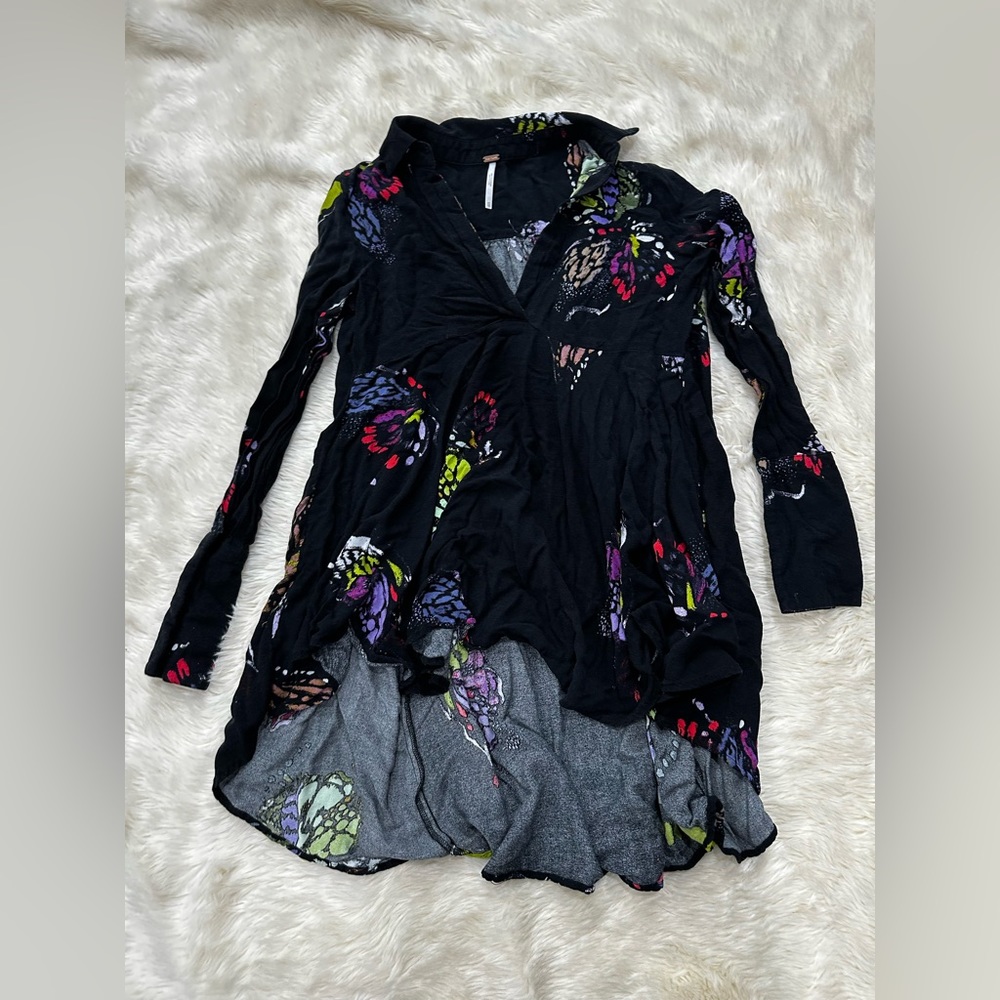FP high-low butterfly blouse